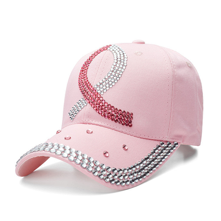 Wholesale Cotton Handmade Rhinestone Vermicelli With Baseball Cap